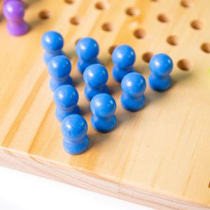 Bigjigs - Дървена настолна игра - Китайски шах 