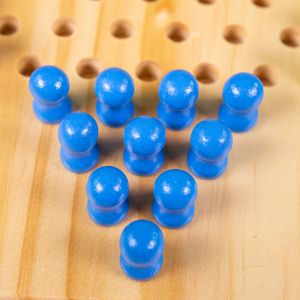Bigjigs - Дървена настолна игра - Китайски шах 