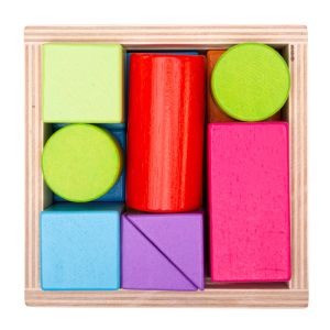 Цветни блокчета Rainbow Building Blocks