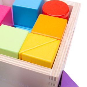 Цветни блокчета Rainbow Building Blocks