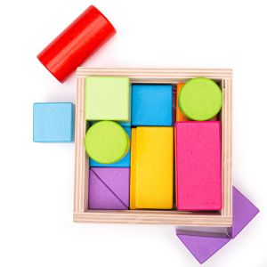 Цветни блокчета Rainbow Building Blocks
