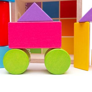 Цветни блокчета Rainbow Building Blocks