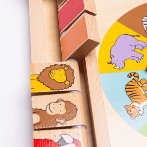  Bigjigs - Дървена игра с животни