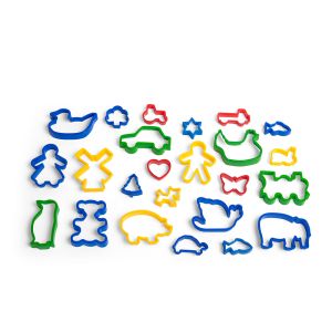 Bigjigs - Буркан с 24 различни формички за сладки