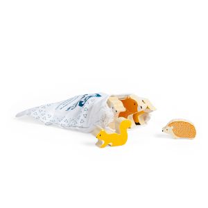 Дървена игра за баланс горски животни - Bigjigs