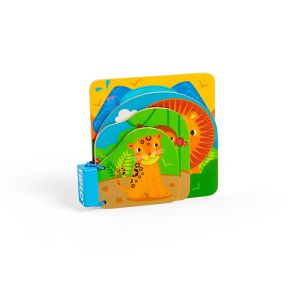 Дървена бебешка книжка - Джунгла