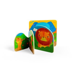 Дървена бебешка книжка - Джунгла