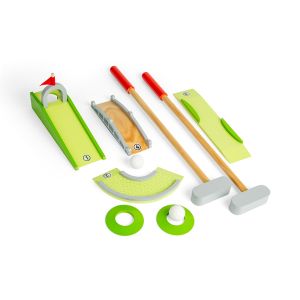 Bigjigs - Детска дървена игра - Щур голф