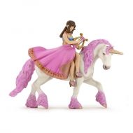 Papo - Фигурка за колекциониране и игра - Принцеса с лира и нейния кон