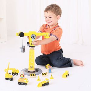 Кран Big Yellow Crane&Construction Set