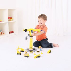 Кран Big Yellow Crane&Construction Set